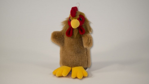 Cockerel Chicken Hand Puppet